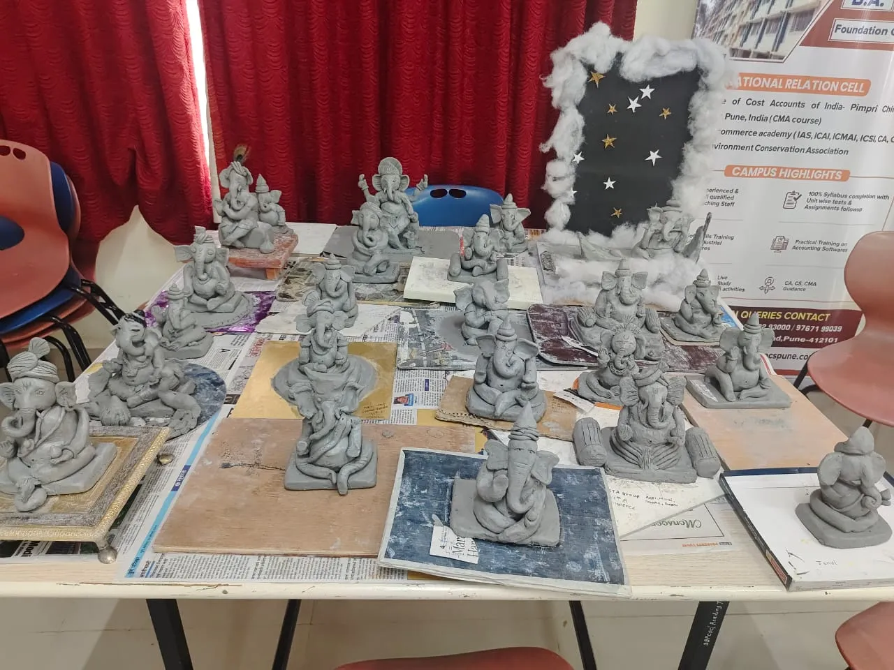 Eco-friendly Ganesh Idol Making