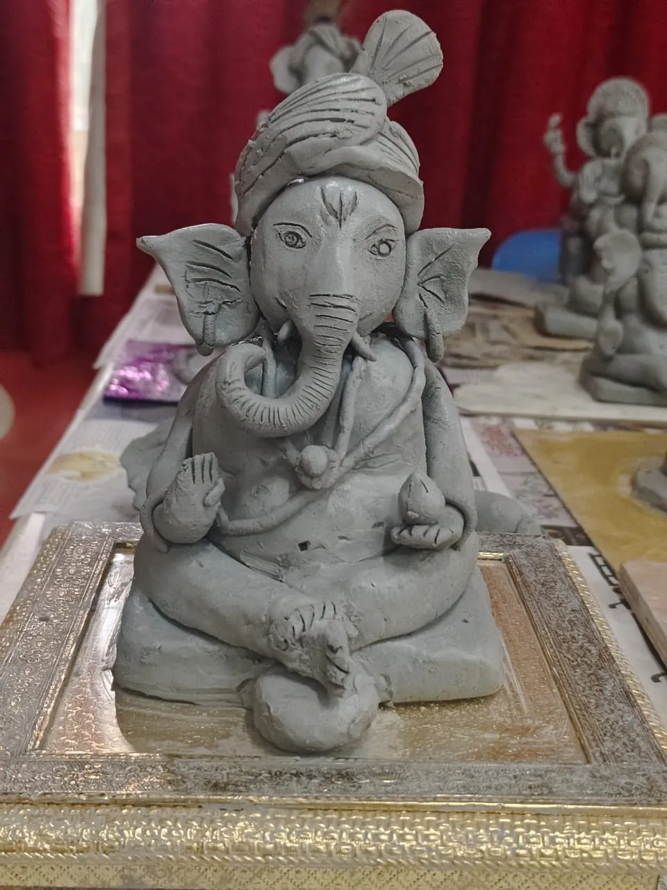 Eco-friendly Ganesh Idol Making