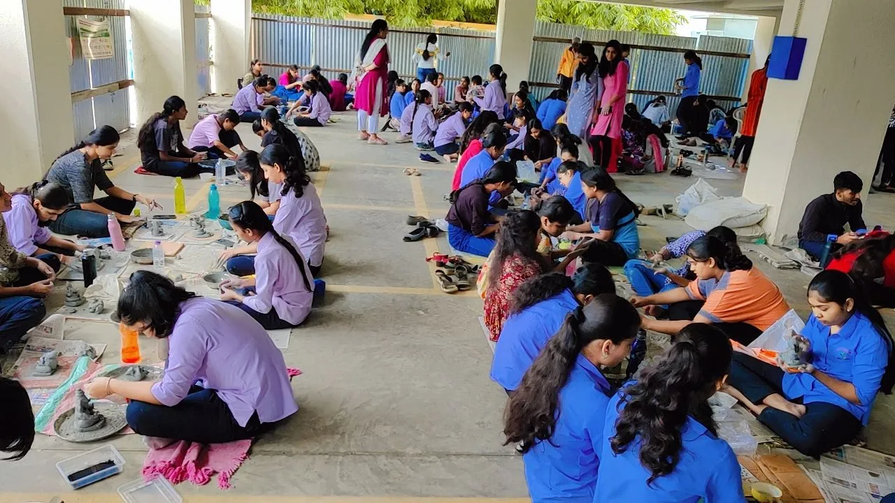 Eco-friendly Ganesh Idol Making