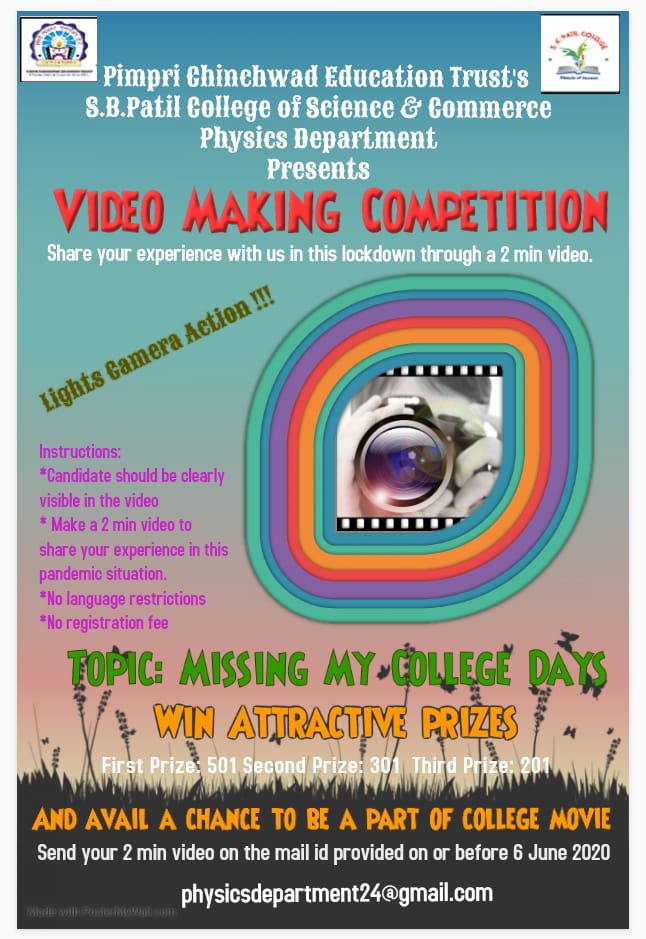 Video Making Competition, SBPCSC