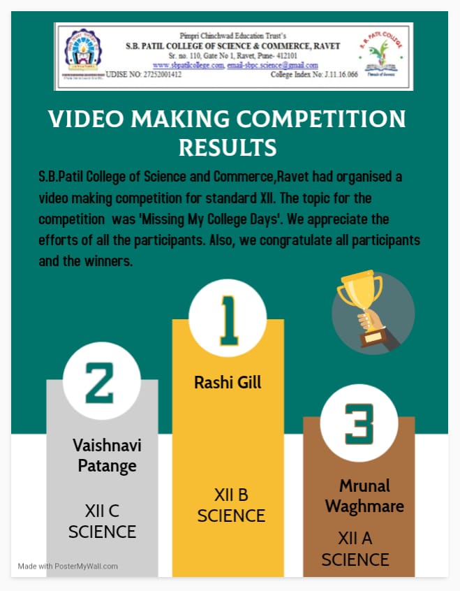 Video Making Competition, SBPCSC
